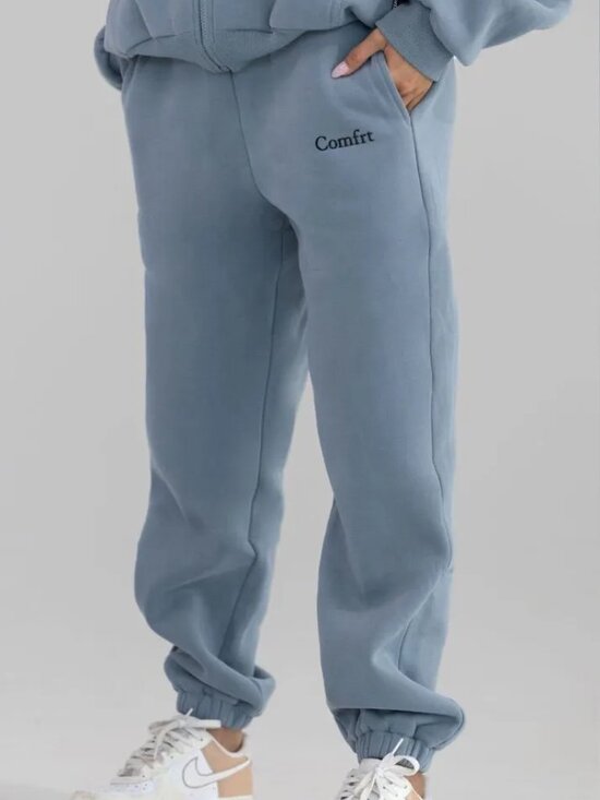 Comfrt Pants - Comfrt Blue Willow Cloud Sweatpants Size XL